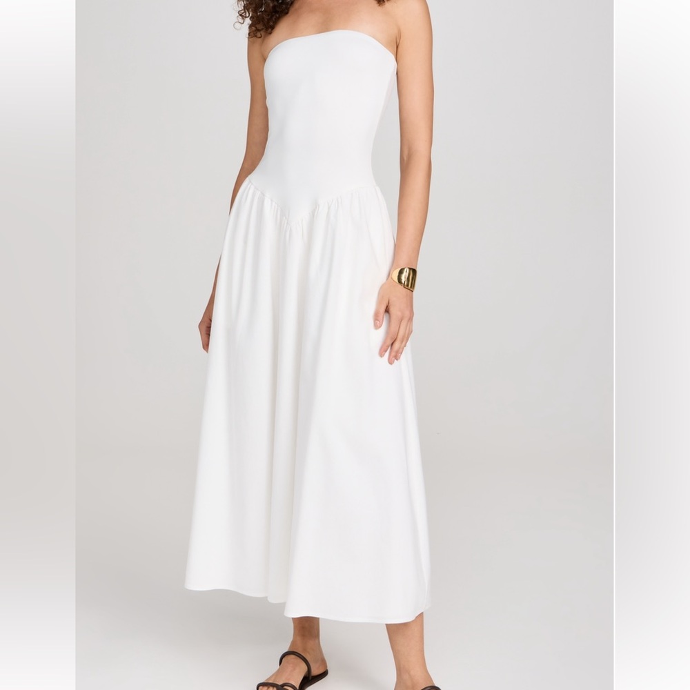 RESA White Drop Waist